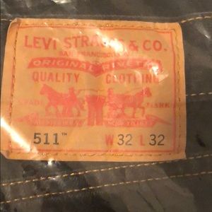 Levi’s Dark Jeans 511. 32x32
